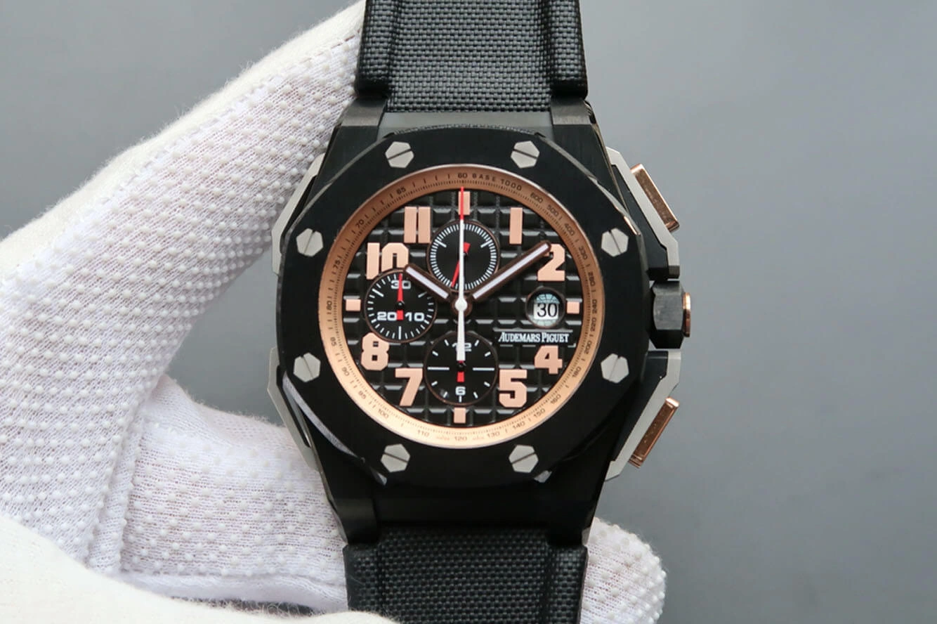Audemars Piguet Royal Oak Offshore 26378IO.OO.A001KE.01 JF Factory 1:1 Best Edition Replica Watch V2 Black Strap